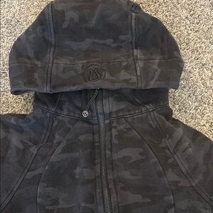 Lululemon Black Camouflage Define Jacket